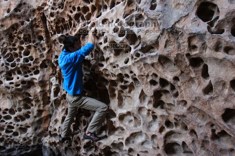 Bouldering in Hueco Tanks on 03/19/2016 with Blue Lizard Climbing and Yoga

Filename: SRM_20160319_1607510.jpg
Aperture: f/4.0
Shutter Speed: 1/50
Body: Canon EOS 20D
Lens: Canon EF 16-35mm f/2.8 L