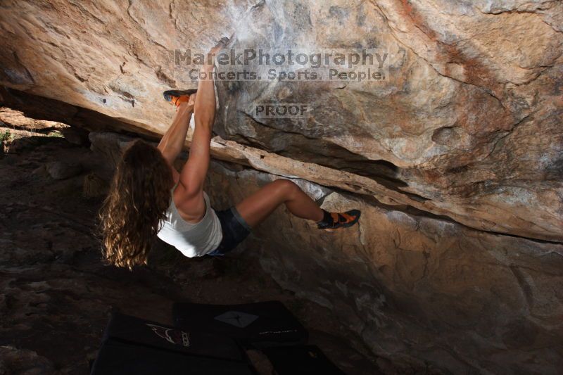 Bouldering in Hueco Tanks on 04/06/2016 with Blue Lizard Climbing and Yoga

Filename: SRM_20160406_1158160.jpg
Aperture: f/9.0
Shutter Speed: 1/250
Body: Canon EOS 20D
Lens: Canon EF 16-35mm f/2.8 L