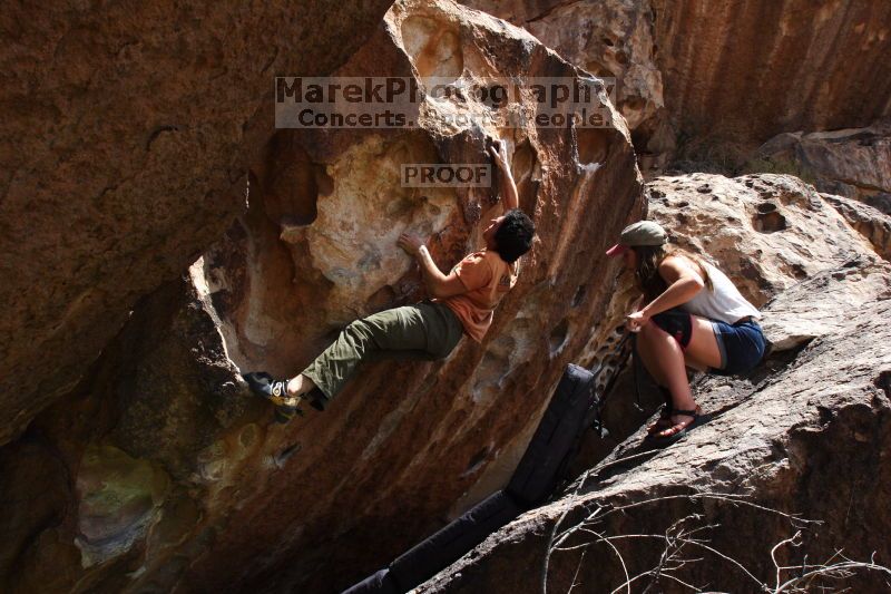 Bouldering in Hueco Tanks on 04/06/2016 with Blue Lizard Climbing and Yoga

Filename: SRM_20160406_1415340.jpg
Aperture: f/9.0
Shutter Speed: 1/250
Body: Canon EOS 20D
Lens: Canon EF 16-35mm f/2.8 L