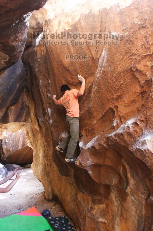 Bouldering in Hueco Tanks on 04/06/2016 with Blue Lizard Climbing and Yoga

Filename: SRM_20160406_1546210.jpg
Aperture: f/2.8
Shutter Speed: 1/200
Body: Canon EOS 20D
Lens: Canon EF 16-35mm f/2.8 L