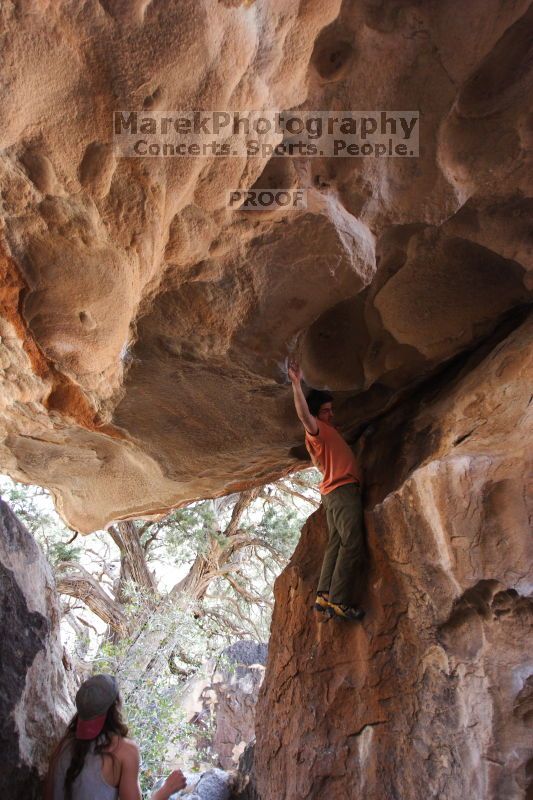 Bouldering in Hueco Tanks on 04/06/2016 with Blue Lizard Climbing and Yoga

Filename: SRM_20160406_1644520.jpg
Aperture: f/2.8
Shutter Speed: 1/200
Body: Canon EOS 20D
Lens: Canon EF 16-35mm f/2.8 L