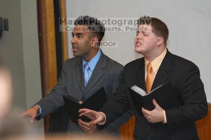 Jesse Gall and Bimal Patel rehearse their Duo Interpretive of "Promises" by B.Z. Goldberg and Justine Shapiro.  The University of Texas' Speech Team will compete in the American Forensic Associations National Individual Events Tournament (AFA NIET) in Gai

Filename: SRM_20060325_142430_1.jpg
Aperture: f/3.5
Shutter Speed: 1/160
Body: Canon EOS 20D
Lens: Canon EF 80-200mm f/2.8 L