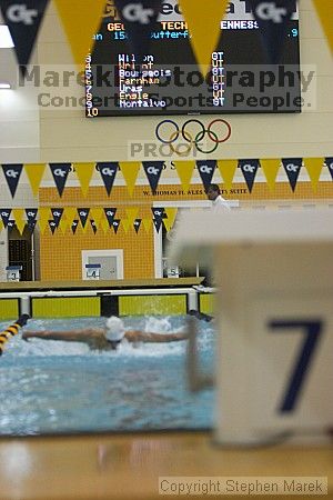 Onur Uras of GT competes in the butterfly against the University of Tennessee.

Filename: crw_2213_std.jpg
Aperture: f/2.8
Shutter Speed: 1/640
Body: Canon EOS DIGITAL REBEL
Lens: Canon EF 80-200mm f/2.8 L