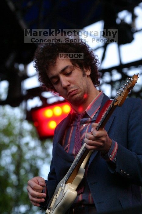 The Strokes perform on the 99X stage on the second day of Music Midtown, 2004.

Filename: IMG_6589.jpg
Aperture: f/5.6
Shutter Speed: 1/320
Body: Canon EOS DIGITAL REBEL
Lens: Canon EF 80-200mm f/2.8 L