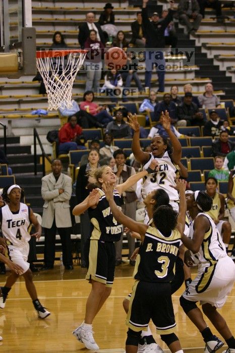 The Georgia Tech women's basketball team played Wake Forest.

Filename: IMG_1161.jpg
Aperture: f/2.8
Shutter Speed: 1/320
Body: Canon EOS DIGITAL REBEL
Lens: Canon EF 80-200mm f/2.8 L