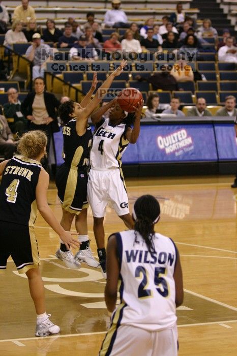 The Georgia Tech women's basketball team played Wake Forest.

Filename: IMG_1125.jpg
Aperture: f/2.8
Shutter Speed: 1/320
Body: Canon EOS DIGITAL REBEL
Lens: Canon EF 80-200mm f/2.8 L