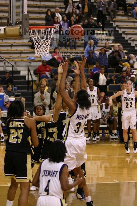 The Georgia Tech women's basketball team played Wake Forest.

Filename: IMG_1184.jpg
Aperture: f/2.8
Shutter Speed: 1/320
Body: Canon EOS DIGITAL REBEL
Lens: Canon EF 80-200mm f/2.8 L