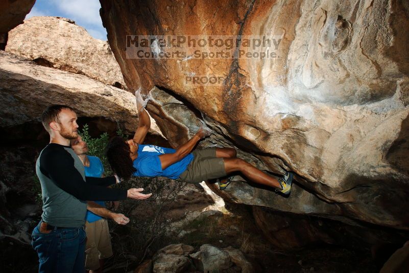 Bouldering in Hueco Tanks on 10/19/2018 with Blue Lizard Climbing and Yoga

Filename: SRM_20181019_1109210.jpg
Aperture: f/8.0
Shutter Speed: 1/250
Body: Canon EOS-1D Mark II
Lens: Canon EF 16-35mm f/2.8 L