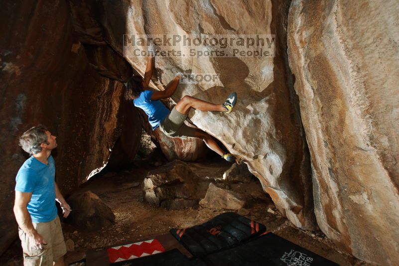 Bouldering in Hueco Tanks on 10/19/2018 with Blue Lizard Climbing and Yoga

Filename: SRM_20181019_1649150.jpg
Aperture: f/5.6
Shutter Speed: 1/250
Body: Canon EOS-1D Mark II
Lens: Canon EF 16-35mm f/2.8 L