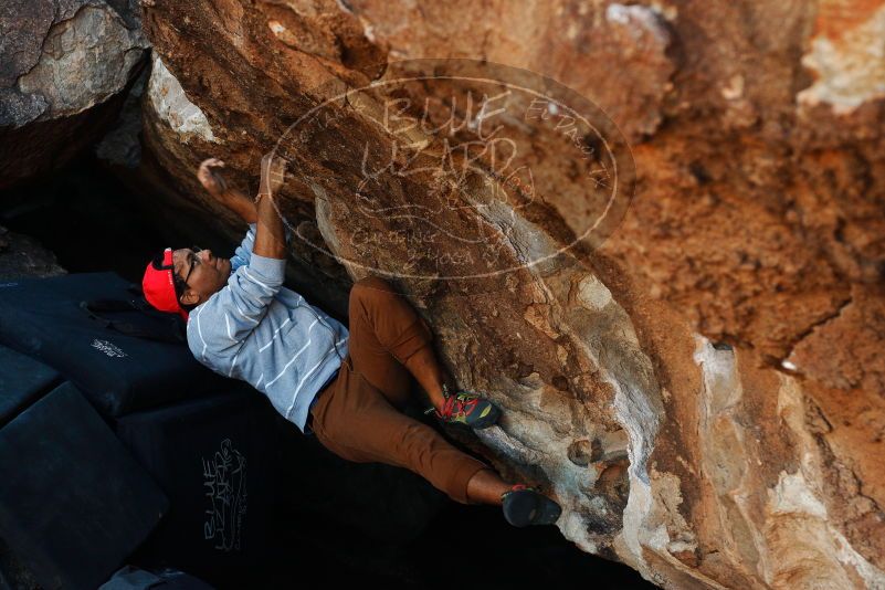 Bouldering in Hueco Tanks on 11/02/2018 with Blue Lizard Climbing and Yoga

Filename: SRM_20181102_1017071.jpg
Aperture: f/4.0
Shutter Speed: 1/320
Body: Canon EOS-1D Mark II
Lens: Canon EF 50mm f/1.8 II