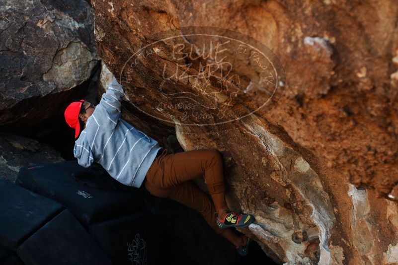 Bouldering in Hueco Tanks on 11/02/2018 with Blue Lizard Climbing and Yoga

Filename: SRM_20181102_1017110.jpg
Aperture: f/4.0
Shutter Speed: 1/400
Body: Canon EOS-1D Mark II
Lens: Canon EF 50mm f/1.8 II