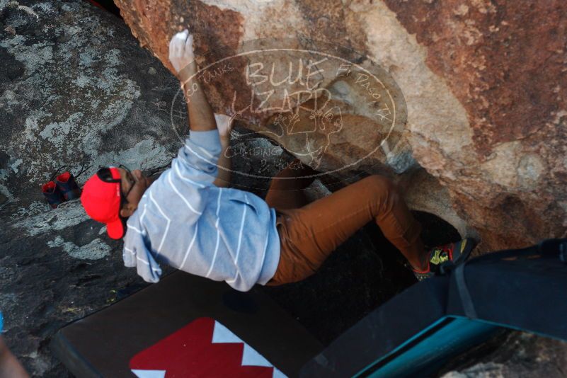 Bouldering in Hueco Tanks on 11/02/2018 with Blue Lizard Climbing and Yoga

Filename: SRM_20181102_1032130.jpg
Aperture: f/4.0
Shutter Speed: 1/400
Body: Canon EOS-1D Mark II
Lens: Canon EF 50mm f/1.8 II