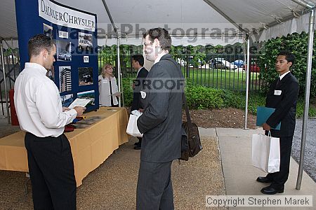 Numerous students wait to talk to Chrysler recruiters.

Filename: crw_0785_std.jpg
Aperture: f/7.1
Shutter Speed: 1/160
Body: Canon EOS DIGITAL REBEL
Lens: Canon EF-S 18-55mm f/3.5-5.6