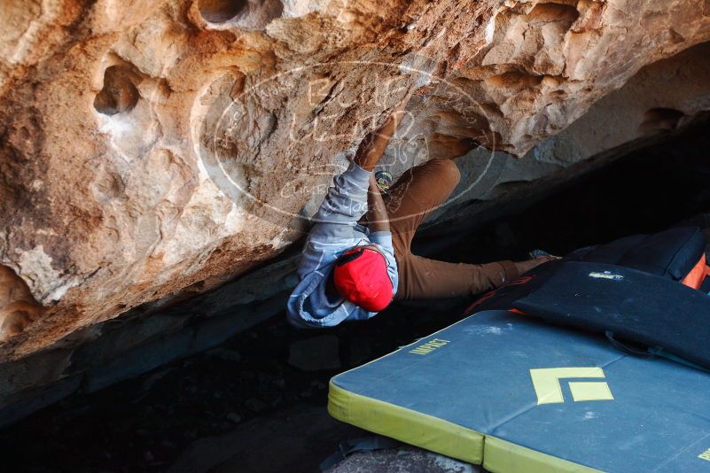 Bouldering in Hueco Tanks on 11/02/2018 with Blue Lizard Climbing and Yoga

Filename: SRM_20181102_1055421.jpg
Aperture: f/4.0
Shutter Speed: 1/250
Body: Canon EOS-1D Mark II
Lens: Canon EF 50mm f/1.8 II