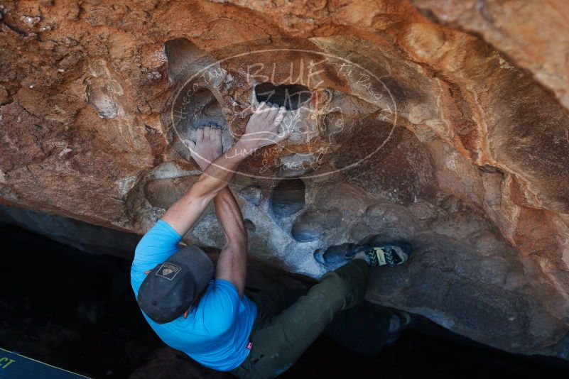 Bouldering in Hueco Tanks on 11/02/2018 with Blue Lizard Climbing and Yoga

Filename: SRM_20181102_1120400.jpg
Aperture: f/4.0
Shutter Speed: 1/400
Body: Canon EOS-1D Mark II
Lens: Canon EF 50mm f/1.8 II