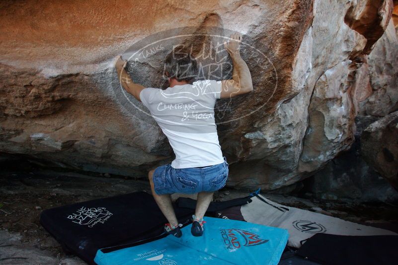 Bouldering in Hueco Tanks on 11/02/2018 with Blue Lizard Climbing and Yoga

Filename: SRM_20181102_1223170.jpg
Aperture: f/4.0
Shutter Speed: 1/400
Body: Canon EOS-1D Mark II
Lens: Canon EF 16-35mm f/2.8 L