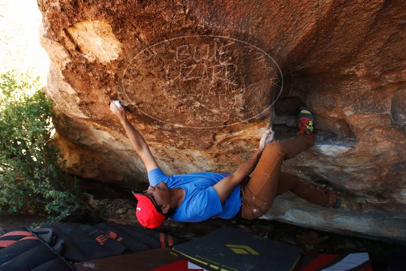 Bouldering in Hueco Tanks on 11/02/2018 with Blue Lizard Climbing and Yoga

Filename: SRM_20181102_1423210.jpg
Aperture: f/4.5
Shutter Speed: 1/250
Body: Canon EOS-1D Mark II
Lens: Canon EF 16-35mm f/2.8 L