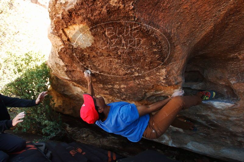 Bouldering in Hueco Tanks on 11/02/2018 with Blue Lizard Climbing and Yoga

Filename: SRM_20181102_1424060.jpg
Aperture: f/4.5
Shutter Speed: 1/320
Body: Canon EOS-1D Mark II
Lens: Canon EF 16-35mm f/2.8 L