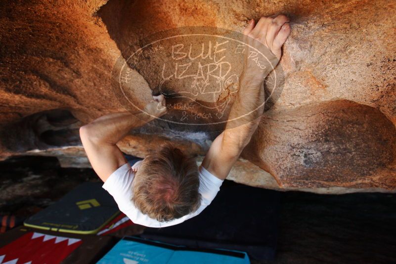 Bouldering in Hueco Tanks on 11/02/2018 with Blue Lizard Climbing and Yoga

Filename: SRM_20181102_1426371.jpg
Aperture: f/4.5
Shutter Speed: 1/320
Body: Canon EOS-1D Mark II
Lens: Canon EF 16-35mm f/2.8 L