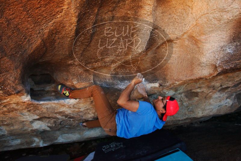 Bouldering in Hueco Tanks on 11/02/2018 with Blue Lizard Climbing and Yoga

Filename: SRM_20181102_1443400.jpg
Aperture: f/4.0
Shutter Speed: 1/320
Body: Canon EOS-1D Mark II
Lens: Canon EF 16-35mm f/2.8 L