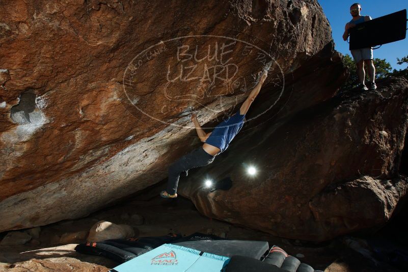 Bouldering in Hueco Tanks on 11/02/2018 with Blue Lizard Climbing and Yoga

Filename: SRM_20181102_1600200.jpg
Aperture: f/9.0
Shutter Speed: 1/250
Body: Canon EOS-1D Mark II
Lens: Canon EF 16-35mm f/2.8 L