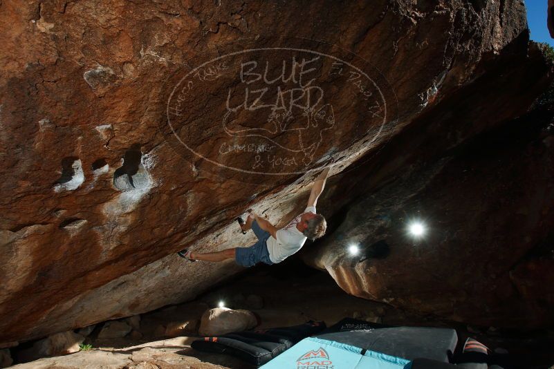 Bouldering in Hueco Tanks on 11/02/2018 with Blue Lizard Climbing and Yoga

Filename: SRM_20181102_1601460.jpg
Aperture: f/9.0
Shutter Speed: 1/250
Body: Canon EOS-1D Mark II
Lens: Canon EF 16-35mm f/2.8 L