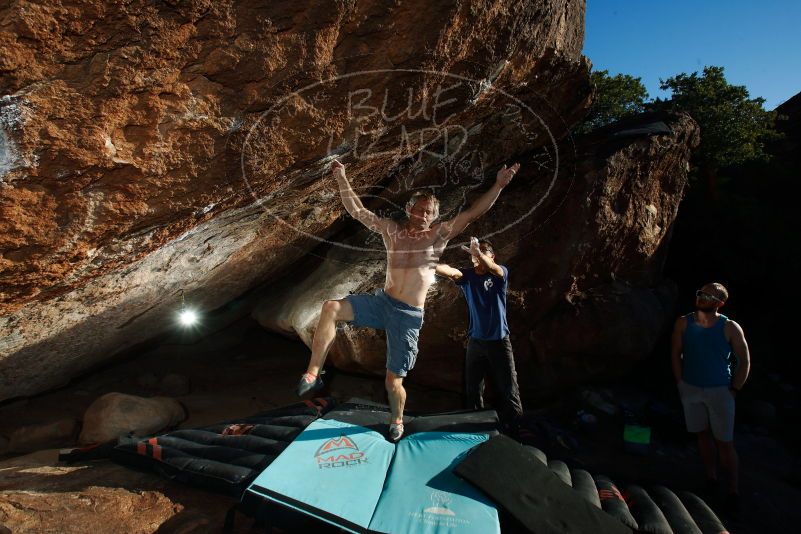 Bouldering in Hueco Tanks on 11/02/2018 with Blue Lizard Climbing and Yoga

Filename: SRM_20181102_1649530.jpg
Aperture: f/9.0
Shutter Speed: 1/250
Body: Canon EOS-1D Mark II
Lens: Canon EF 16-35mm f/2.8 L