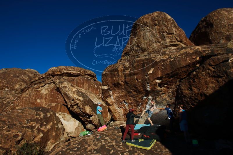 Bouldering in Hueco Tanks on 11/02/2018 with Blue Lizard Climbing and Yoga

Filename: SRM_20181102_1704340.jpg
Aperture: f/10.0
Shutter Speed: 1/250
Body: Canon EOS-1D Mark II
Lens: Canon EF 16-35mm f/2.8 L