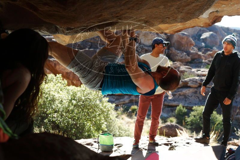 Bouldering in Hueco Tanks on 11/03/2018 with Blue Lizard Climbing and Yoga

Filename: SRM_20181103_1009270.jpg
Aperture: f/5.6
Shutter Speed: 1/500
Body: Canon EOS-1D Mark II
Lens: Canon EF 50mm f/1.8 II