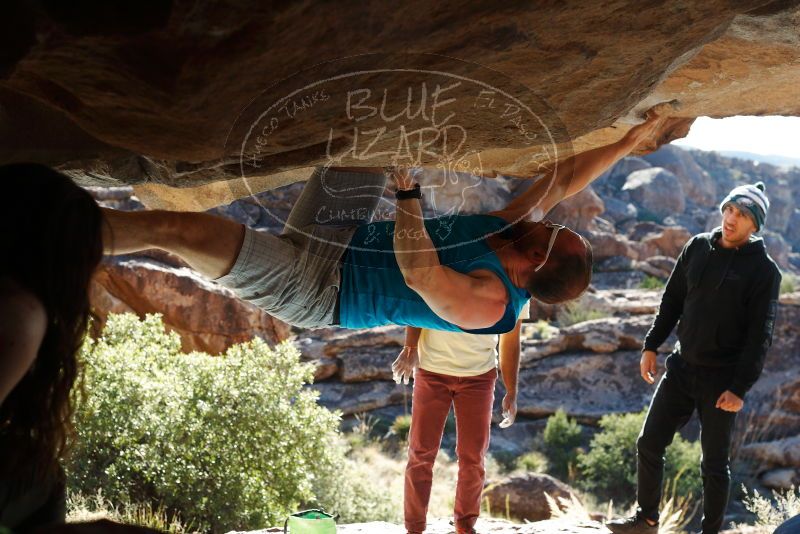 Bouldering in Hueco Tanks on 11/03/2018 with Blue Lizard Climbing and Yoga

Filename: SRM_20181103_1009280.jpg
Aperture: f/5.6
Shutter Speed: 1/500
Body: Canon EOS-1D Mark II
Lens: Canon EF 50mm f/1.8 II