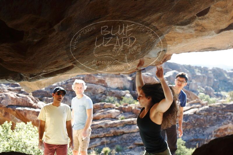 Bouldering in Hueco Tanks on 11/03/2018 with Blue Lizard Climbing and Yoga

Filename: SRM_20181103_1030071.jpg
Aperture: f/5.6
Shutter Speed: 1/320
Body: Canon EOS-1D Mark II
Lens: Canon EF 50mm f/1.8 II