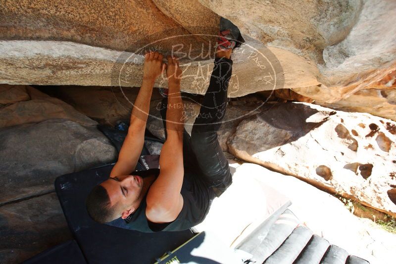 Bouldering in Hueco Tanks on 11/03/2018 with Blue Lizard Climbing and Yoga

Filename: SRM_20181103_1045140.jpg
Aperture: f/5.6
Shutter Speed: 1/500
Body: Canon EOS-1D Mark II
Lens: Canon EF 16-35mm f/2.8 L