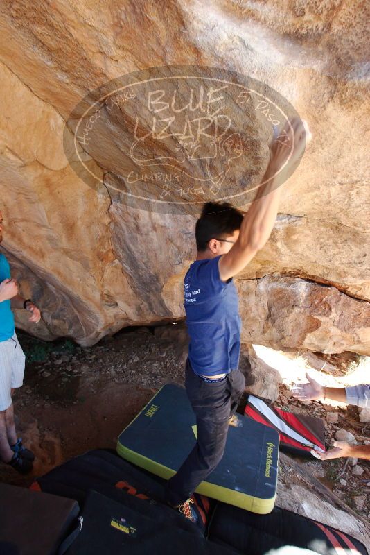 Bouldering in Hueco Tanks on 11/03/2018 with Blue Lizard Climbing and Yoga

Filename: SRM_20181103_1134514.jpg
Aperture: f/5.6
Shutter Speed: 1/200
Body: Canon EOS-1D Mark II
Lens: Canon EF 16-35mm f/2.8 L