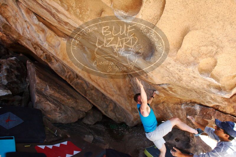 Bouldering in Hueco Tanks on 11/03/2018 with Blue Lizard Climbing and Yoga

Filename: SRM_20181103_1141232.jpg
Aperture: f/5.6
Shutter Speed: 1/400
Body: Canon EOS-1D Mark II
Lens: Canon EF 16-35mm f/2.8 L