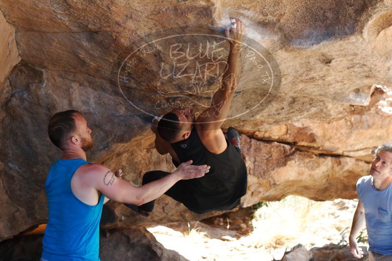 Bouldering in Hueco Tanks on 11/03/2018 with Blue Lizard Climbing and Yoga

Filename: SRM_20181103_1159522.jpg
Aperture: f/4.0
Shutter Speed: 1/400
Body: Canon EOS-1D Mark II
Lens: Canon EF 50mm f/1.8 II