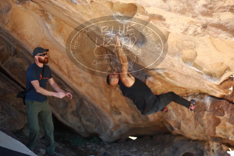 Bouldering in Hueco Tanks on 11/03/2018 with Blue Lizard Climbing and Yoga

Filename: SRM_20181103_1214380.jpg
Aperture: f/2.0
Shutter Speed: 1/1600
Body: Canon EOS-1D Mark II
Lens: Canon EF 50mm f/1.8 II