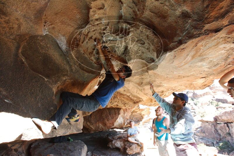 Bouldering in Hueco Tanks on 11/03/2018 with Blue Lizard Climbing and Yoga

Filename: SRM_20181103_1435510.jpg
Aperture: f/5.6
Shutter Speed: 1/320
Body: Canon EOS-1D Mark II
Lens: Canon EF 16-35mm f/2.8 L