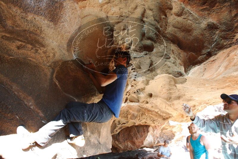 Bouldering in Hueco Tanks on 11/03/2018 with Blue Lizard Climbing and Yoga

Filename: SRM_20181103_1436060.jpg
Aperture: f/5.6
Shutter Speed: 1/200
Body: Canon EOS-1D Mark II
Lens: Canon EF 16-35mm f/2.8 L