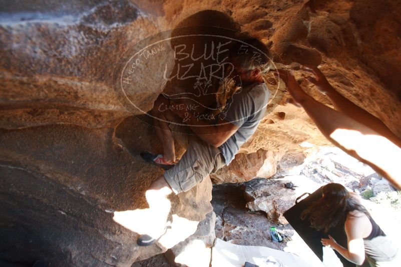 Bouldering in Hueco Tanks on 11/03/2018 with Blue Lizard Climbing and Yoga

Filename: SRM_20181103_1502330.jpg
Aperture: f/4.0
Shutter Speed: 1/320
Body: Canon EOS-1D Mark II
Lens: Canon EF 16-35mm f/2.8 L