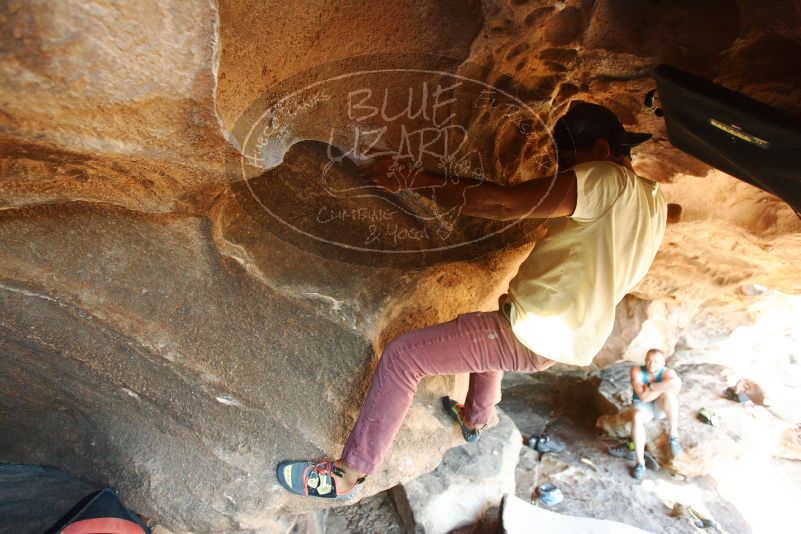 Bouldering in Hueco Tanks on 11/03/2018 with Blue Lizard Climbing and Yoga

Filename: SRM_20181103_1544490.jpg
Aperture: f/2.8
Shutter Speed: 1/320
Body: Canon EOS-1D Mark II
Lens: Canon EF 16-35mm f/2.8 L