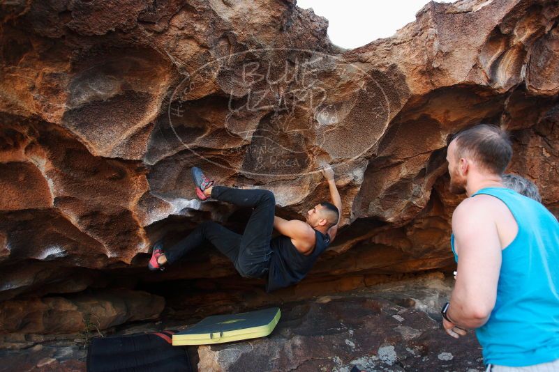 Bouldering in Hueco Tanks on 11/03/2018 with Blue Lizard Climbing and Yoga

Filename: SRM_20181103_1635440.jpg
Aperture: f/4.0
Shutter Speed: 1/320
Body: Canon EOS-1D Mark II
Lens: Canon EF 16-35mm f/2.8 L