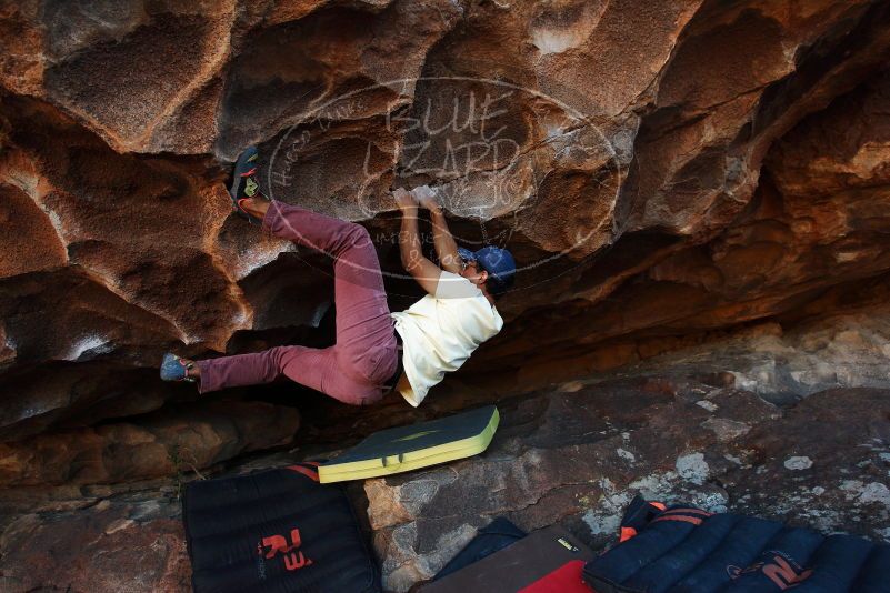 Bouldering in Hueco Tanks on 11/03/2018 with Blue Lizard Climbing and Yoga

Filename: SRM_20181103_1642340.jpg
Aperture: f/5.0
Shutter Speed: 1/320
Body: Canon EOS-1D Mark II
Lens: Canon EF 16-35mm f/2.8 L