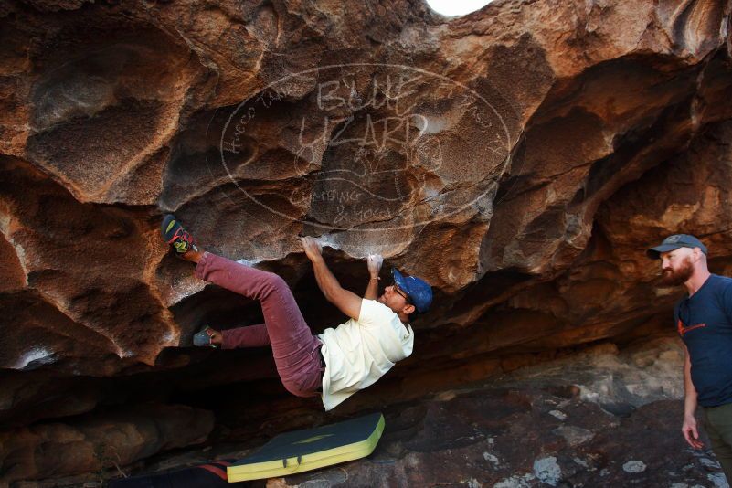 Bouldering in Hueco Tanks on 11/03/2018 with Blue Lizard Climbing and Yoga

Filename: SRM_20181103_1642380.jpg
Aperture: f/5.0
Shutter Speed: 1/320
Body: Canon EOS-1D Mark II
Lens: Canon EF 16-35mm f/2.8 L