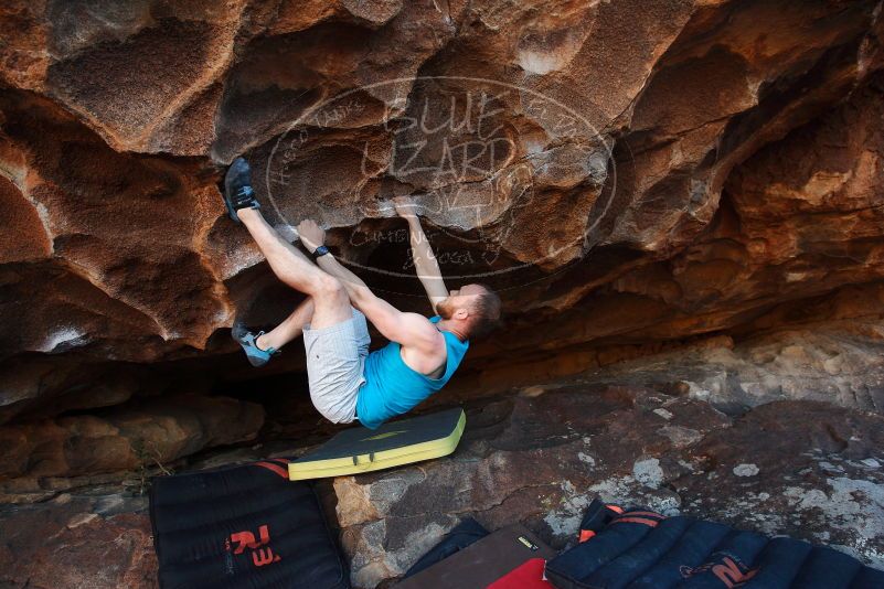 Bouldering in Hueco Tanks on 11/03/2018 with Blue Lizard Climbing and Yoga

Filename: SRM_20181103_1643560.jpg
Aperture: f/5.0
Shutter Speed: 1/250
Body: Canon EOS-1D Mark II
Lens: Canon EF 16-35mm f/2.8 L