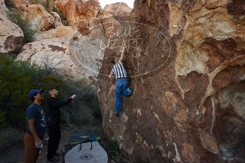 Bouldering in Hueco Tanks on 11/04/2018 with Blue Lizard Climbing and Yoga

Filename: SRM_20181104_1011070.jpg
Aperture: f/5.6
Shutter Speed: 1/320
Body: Canon EOS-1D Mark II
Lens: Canon EF 16-35mm f/2.8 L