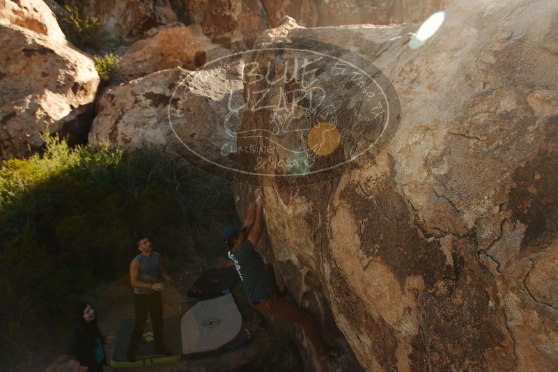 Bouldering in Hueco Tanks on 11/04/2018 with Blue Lizard Climbing and Yoga

Filename: SRM_20181104_1039401.jpg
Aperture: f/5.6
Shutter Speed: 1/1600
Body: Canon EOS-1D Mark II
Lens: Canon EF 16-35mm f/2.8 L