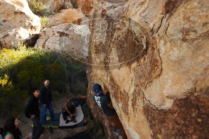 Bouldering in Hueco Tanks on 11/04/2018 with Blue Lizard Climbing and Yoga

Filename: SRM_20181104_1045090.jpg
Aperture: f/5.6
Shutter Speed: 1/400
Body: Canon EOS-1D Mark II
Lens: Canon EF 16-35mm f/2.8 L