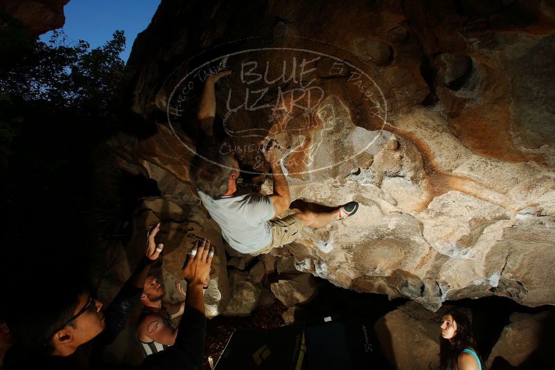 Bouldering in Hueco Tanks on 11/04/2018 with Blue Lizard Climbing and Yoga

Filename: SRM_20181104_1218360.jpg
Aperture: f/8.0
Shutter Speed: 1/250
Body: Canon EOS-1D Mark II
Lens: Canon EF 16-35mm f/2.8 L