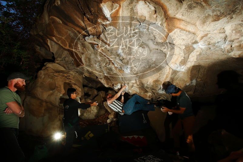 Bouldering in Hueco Tanks on 11/04/2018 with Blue Lizard Climbing and Yoga

Filename: SRM_20181104_1228110.jpg
Aperture: f/8.0
Shutter Speed: 1/250
Body: Canon EOS-1D Mark II
Lens: Canon EF 16-35mm f/2.8 L