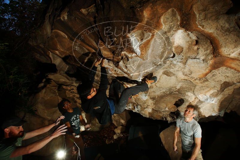 Bouldering in Hueco Tanks on 11/04/2018 with Blue Lizard Climbing and Yoga

Filename: SRM_20181104_1239300.jpg
Aperture: f/8.0
Shutter Speed: 1/250
Body: Canon EOS-1D Mark II
Lens: Canon EF 16-35mm f/2.8 L